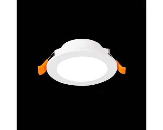 ST212.508.05 Св-к встр. Белый LED 1*5W 3000K/4000K/6000K 375Lm Ra80 110° IP20 D92xH30 220-240V