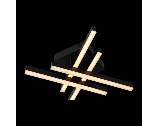 SL933.402.04 Люстра потолочная ST-Luce Черный/Черный, Белый LED 1*22W 3000K/4000K/6000K