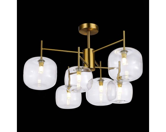 SL1049.302.06 Люстра потолочная ST-Luce Латунь/Прозрачный G9 6*5W