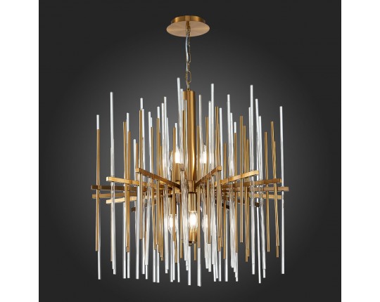 SL1628.303.08 Люстра подвесная ST-Luce Латунь/Прозрачный, Латунь E14 8*40W