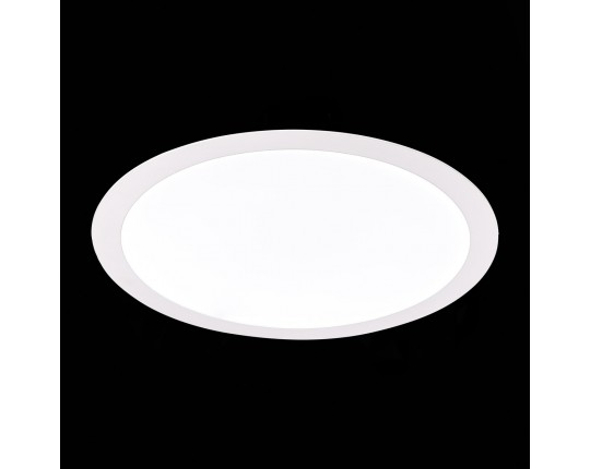 ST209.548.24 Св-к встр. Белый LED 1*24W 4000K 1 848Lm Ra80 110° IP20 D300xH8 90-265V