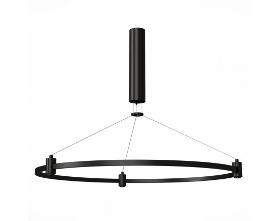 ST025.413.00 Шинопровод-кольцо FARM с подвесами и основанием под блок питания ST-Luce Черный