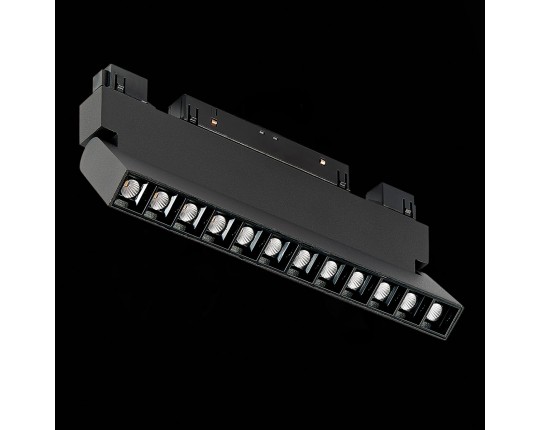 ST364.446.12 Магнитный трековый светильник Черный LED 1*12W 4000K 1 009Lm Ra>90 36° IP20 L219xW22xH1