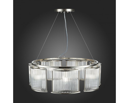 SL1627.103.07 Люстра подвесная ST-Luce Хром/Прозрачный E14 7*40W