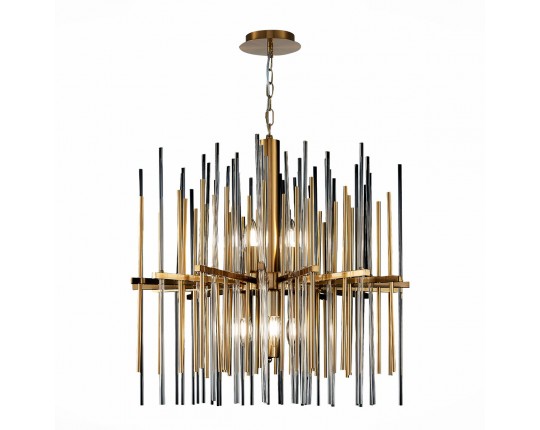 SL1628.303.08 Люстра подвесная ST-Luce Латунь/Прозрачный, Латунь E14 8*40W