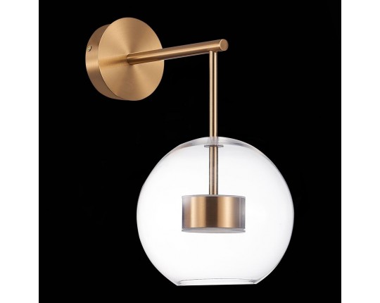 SL1133.201.01 Бра ST-Luce Латунь/Прозрачный LED 1*14W 3000K