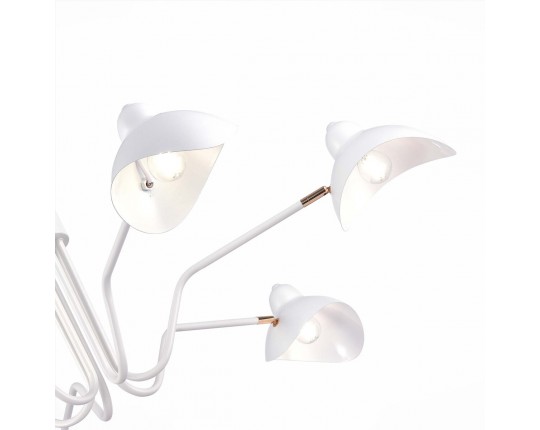 SL1801.513.06 Люстра потолочная ST-Luce Белый/Белый E14 6*60W