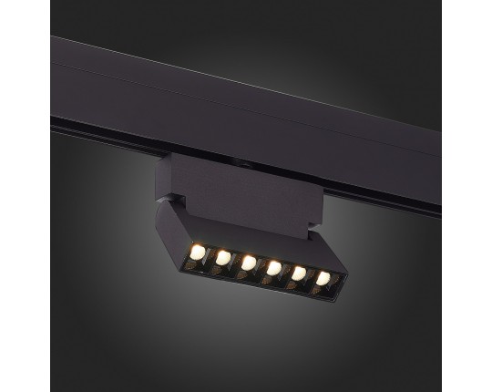 ST362.446.06 Магнитный трековый светильник Черный LED 1*6W 4000K 532Lm Ra>90 36° IP20 L120xW22xH134