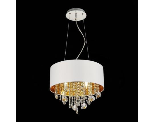 SL1350.503.04 Светильник подвесной ST-Luce Хром/Белый, Золотистый, Прозрачный E14 4*40W