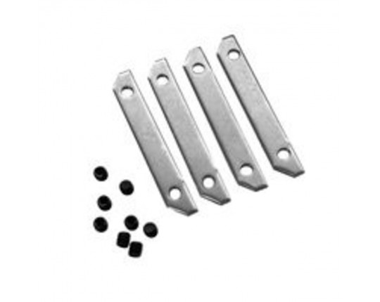 ST001.169.00.1 Прямой соединитель комплект (4 соединителя+16 винтов) комплект ST-Luce Серебристый