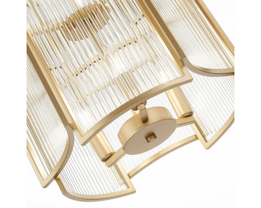 SL1234.203.08 Люстра подвесная ST-Luce Шампань/Прозрачный, Шампань E14 8*60W