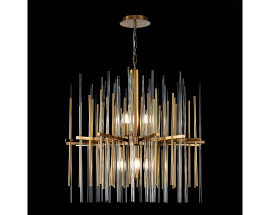 SL1628.303.08 Люстра подвесная ST-Luce Латунь/Прозрачный, Латунь E14 8*40W