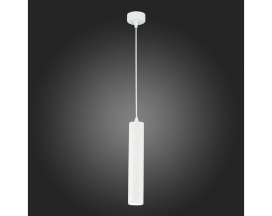 ST151.503.01 Светильник подвесной Белый GU10 1*50W  IP20 D54xH290 220V Без ламп