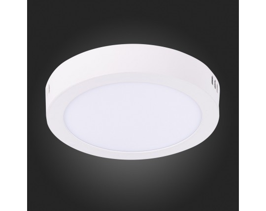 ST112.532.12 Светильник настенно-потолочный Белый LED 1*12W 3000K 715Lm Ra80 120° IP20 D160xH28 90-2