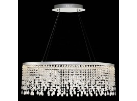 SL6201.103.37 Люстра подвесная ST-Luce Серебристый/Прозрачный LED 1*37W 3000K/4000K/6000K