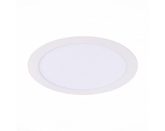 ST209.538.18 Св-к встр. Белый LED 1*18W 3000K 1 296Lm Ra80 110° IP20 D225xH8 90-265V