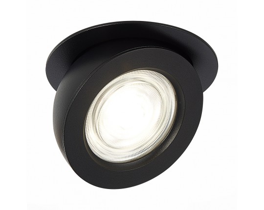ST654.438.10 Св-к встр. Черный LED 1*10W 3000K 850Lm Ra>90 38° IP20 D109xH60 180-240V