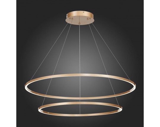 ST605.243.91 Светильник подвесной ST-Luce Золотистый/Белый LED 1*91W 4000K