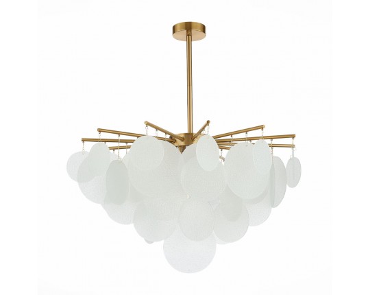 SL1231.302.06 Люстра потолочная ST-Luce Латунь/Белый E14 6*60W