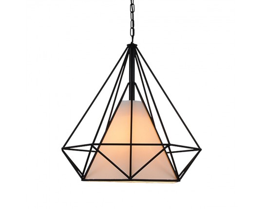 SL233.443.01 Светильник подвесной ST-Luce Черный/Черный, Белый E27 1*60W