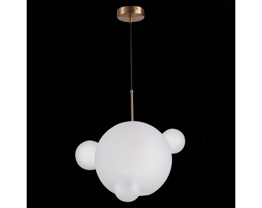 SL1133.503.01 Светильник подвесной ST-Luce Латунь/Белый E27 1*60W