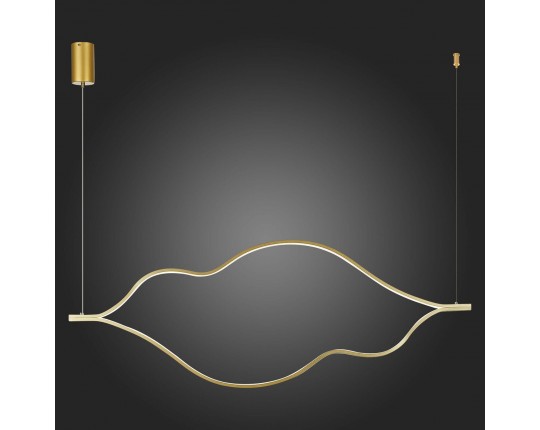 SL6106.203.56 Светильник подвесной ST-Luce Золотистый/Белый LED 1*56W 4000K