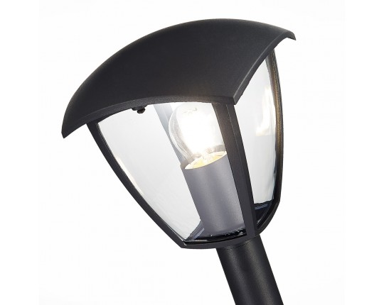 SL081.405.01 Светильник уличный наземный ST-Luce Черный/Черный, Прозрачный E27 1*40W