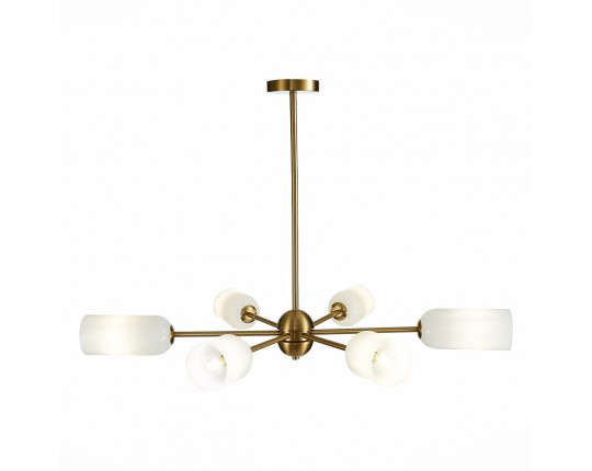 SL1180.202.06 Люстра потолочная ST-Luce Золотистый/Белый E14 6*40W