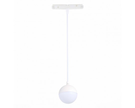 ST358.543.07 Магнитный трековый светильник подвесной Белый LED 1*7W 4000K 520Lm Ra>80 120° IP20 D90x