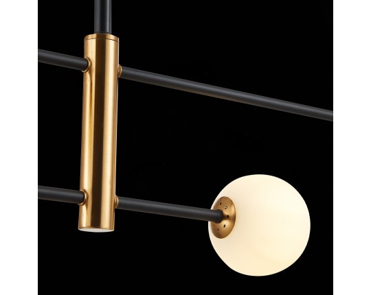 SLE220103-04 Светильник потолочный Черный, Бронза/Белый G9 4*5W