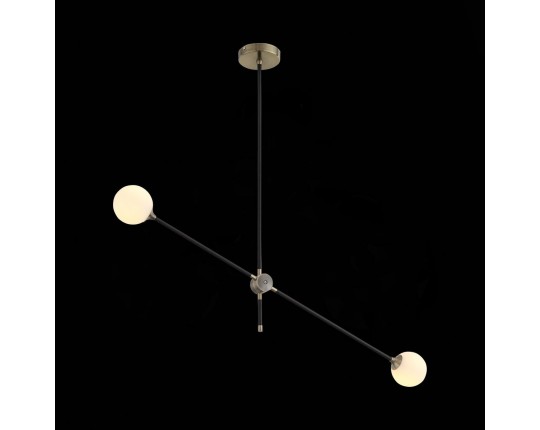 SL429.403.02 Светильник потолочный ST-Luce Черный, Золото/Белый G9 2*5W