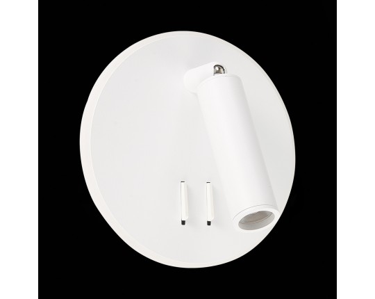 SL1586.513.01 Светильник настенный Белый LED 1*8W 3000K 624Lm Ra>80 24° IP20 L-xW155xH155 170-240V