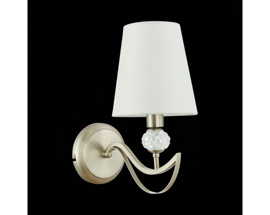 SLE111201-01 Светильник настенный Никель, прозрачный/Белый E14 1*40W