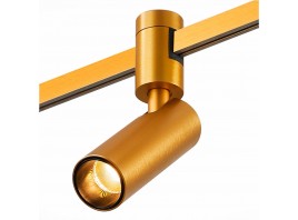 ST811.246.05 Магнитный трековый светильник FARM Золотистый LED 1*5W 4000K 350Lm Ra90 60 IP20 D35xH1