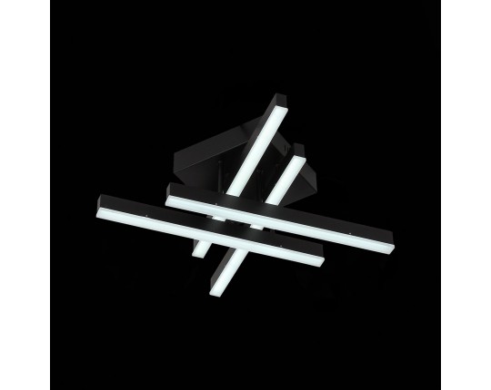 SL933.402.04 Люстра потолочная ST-Luce Черный/Черный, Белый LED 1*22W 3000K/4000K/6000K