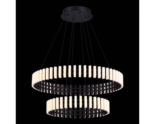 SL6203.403.65 Люстра подвесная ST-Luce Черный/Белый LED 1*65W 3000K