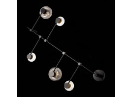 SL6005.401.05 Светильник настенно-потолочный ST-Luce Черный/Дымчатый, Прозрачный LED 5*3W 3000K