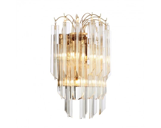 SL386.201.03 Бра ST-Luce Золотистый/Золотистый, Прозрачный G9 3*5W