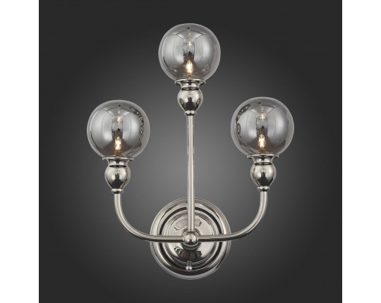 SL552.101.03 Бра ST-Luce Никель/Дымчатый G9 3*5W