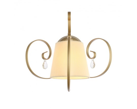 SL177.201.01 Светильник настенный Золотистый/Белый E14 1*40W