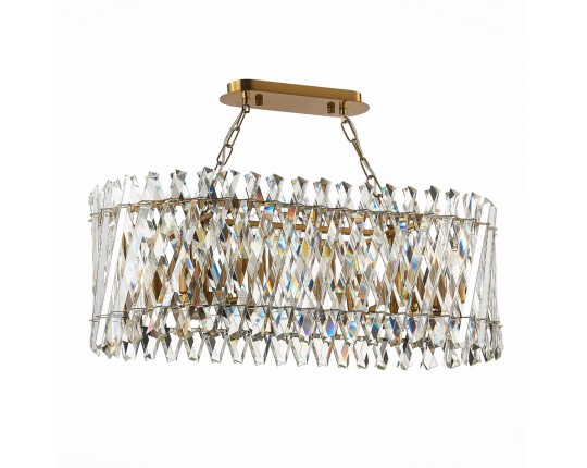 SL1170.303.10 Светильник подвесной ST-Luce Латунь/Прозрачный E14 10*40W