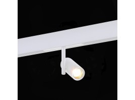 ST808.536.08 Магнитный трековый светильник Белый LED 1*8W 3000K 550Lm Ra>90 36° IP20 D42xH135 48VV