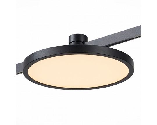 ST818.406.12 Магнитный трековый светильник FARM Черный LED 1*10W 3000K 500Lm Ra80 120 IP20 D168xH54