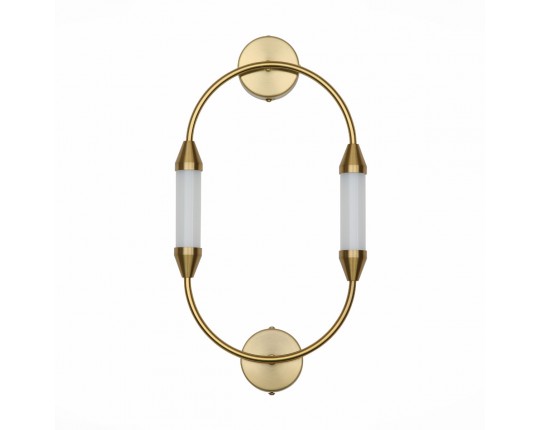 SL6004.301.02 Бра ST-Luce Латунь/Белый LED 2*4W 3000K