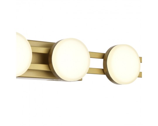 SL6610.201.06 Светильник настенный ST-Luce золотистый/белый LED 1*12W 4000K