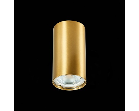 ST110.207.01 Светильник потолочный Золотистый GU10 1*50W  IP20 D54xH100 220V Без ламп