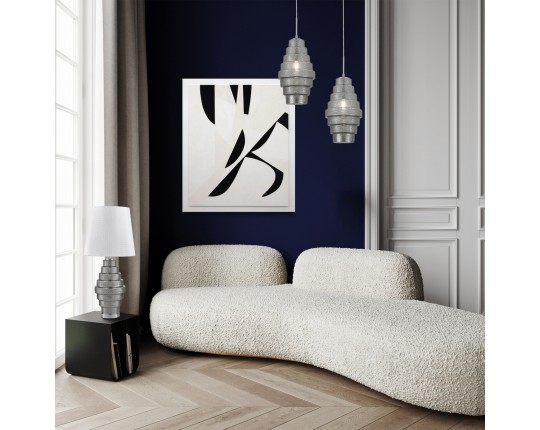 SL1001.103.01 Подвес ST-Luce Хром/Дымчатый E27 1*40W