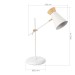 SLE1252-504-01 Прикроватная лампа Белый, Золотистый/Белый, Дерево E27 1*60W
