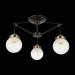SLE110302-03 Светильник потолочный Черный, Бронза/Прозрачный, Белый E27 3*60W