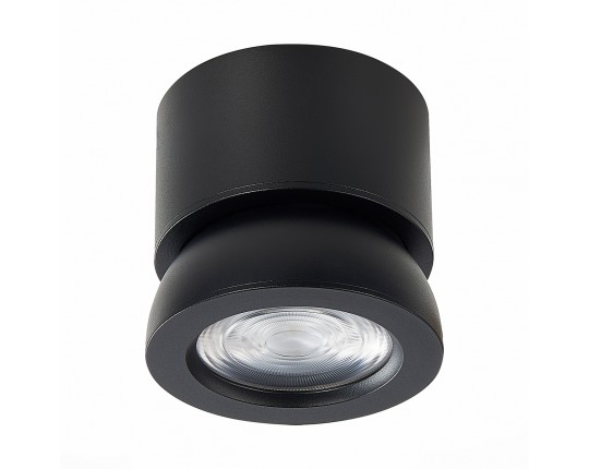 ST654.432.10 Светильник потолочный Черный LED 1*10W 3000K 850Lm Ra>90 38° IP20 D95xH96 180-240V